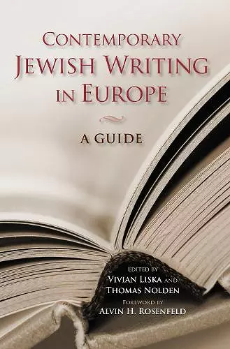 Contemporary Jewish Writing in Europe cover