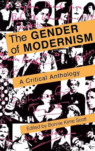 The Gender of Modernism cover