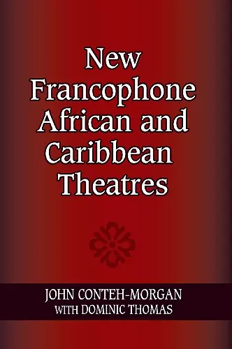 New Francophone African and Caribbean Theatres cover