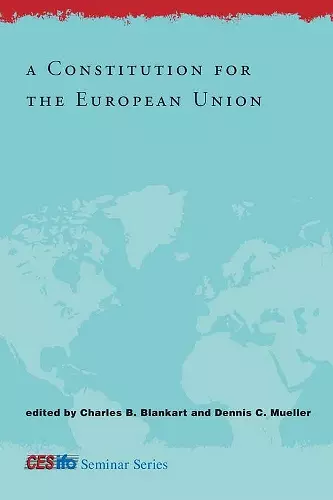 A Constitution for the European Union cover