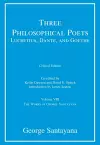 Three Philosophical Poets: Lucretius, Dante, and Goethe cover