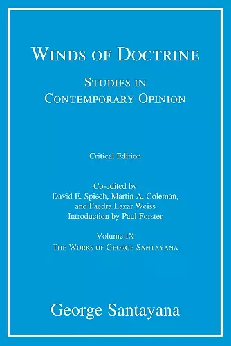 Winds of Doctrine, critical edition, Volume 9 cover