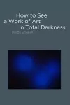 How to See a Work of Art in Total Darkness cover