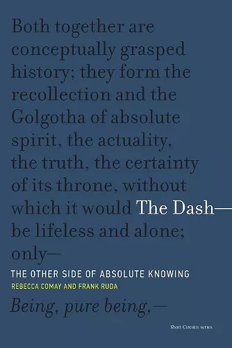The Dash—The Other Side of Absolute Knowing cover
