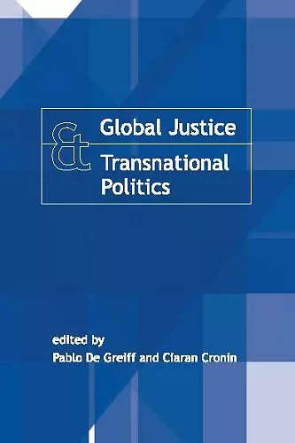 Global Justice and Transnational Politics cover