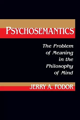 Psychosemantics cover