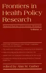 Frontiers in Health Policy Research cover