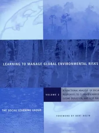 Learning to Manage Global Environmental Risks cover