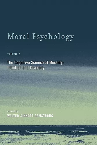 Moral Psychology cover