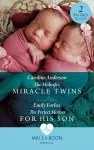 The Midwife's Miracle Twins / The Perfect Mother For His Son cover