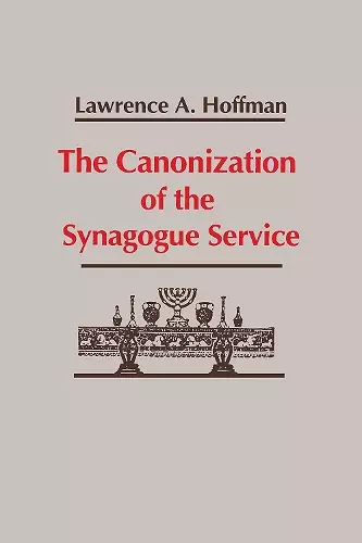 Canonization of the Synagogue Service, The cover