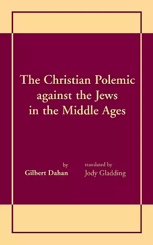 Christian Polemic against the Jews in the Middle Ages, The cover