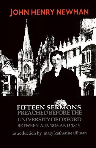 Fifteen Sermons Preached before the University of Oxford Between A.D. 1826 and 1843 cover