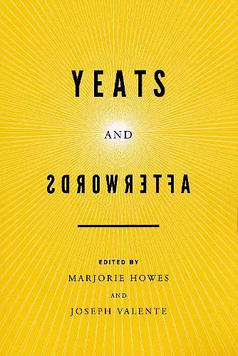 Yeats and Afterwords cover