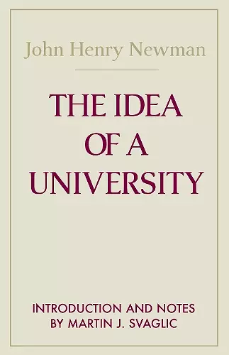 The Idea of a University cover