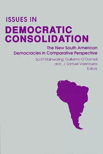 Issues in Democratic Consolidation cover