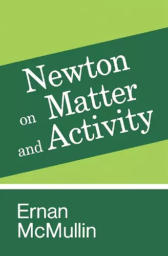 Newton on Matter and Activity cover