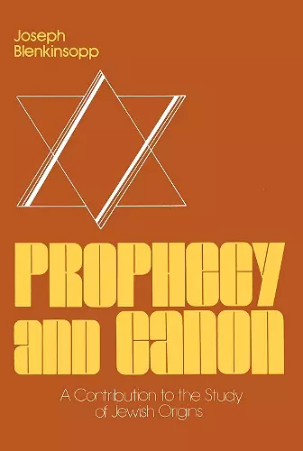 Prophecy and Canon cover