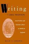 Writing the Oral Tradition cover