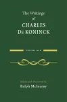 The Writings of Charles De Koninck cover