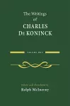 The Writings of Charles De Koninck cover