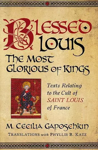 Blessed Louis, the Most Glorious of Kings cover