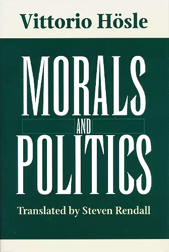 Morals and Politics cover