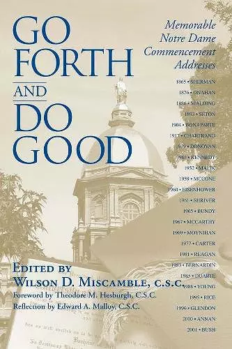 Go Forth and Do Good cover