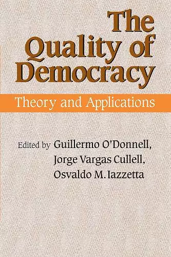 The Quality of Democracy cover