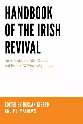 Handbook of the Irish Revival cover