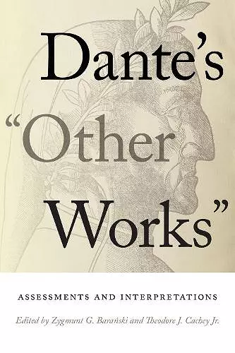 Dante's "Other Works" cover