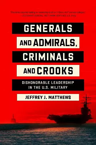 Generals and Admirals, Criminals and Crooks cover