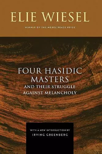 Four Hasidic Masters and Their Struggle against Melancholy cover