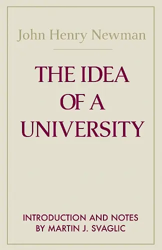The Idea of a University cover