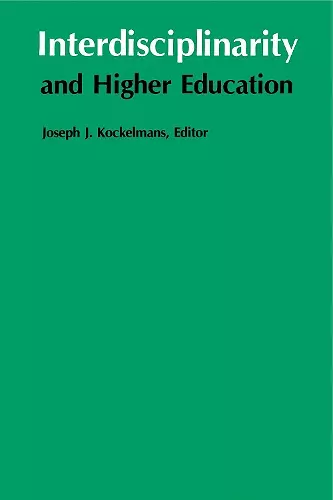 Interdisciplinarity and Higher Education cover