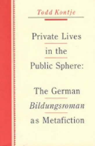 Private Lives in the Public Sphere cover