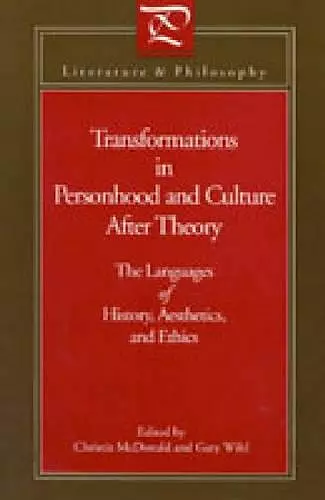 Transformations in Personhood and Culture after Theory cover