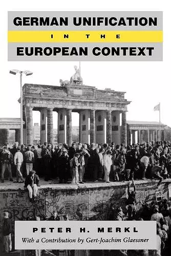 German Unification in the European Context cover