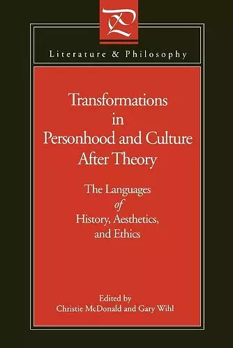 Transformations in Personhood and Culture after Theory cover