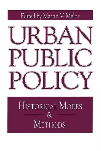 Urban Public Policy cover