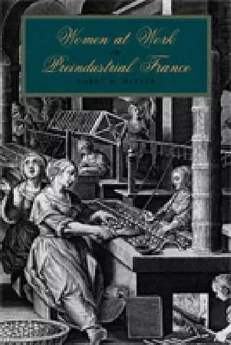 Women at Work in Preindustrial France cover