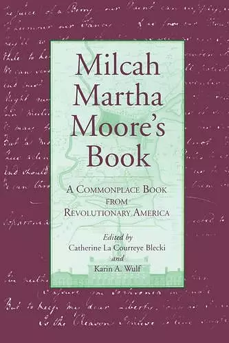 Milcah Martha Moore's Book cover