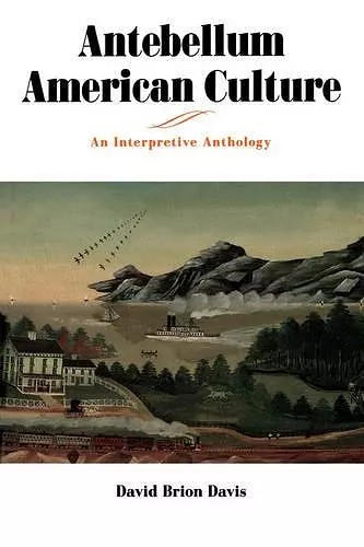 Antebellum American Culture cover