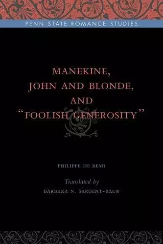 Manekine, John and Blonde, and “Foolish Generosity” cover