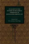 An Account of the Manners of the German Inhabitants of Pennsylvania, Written 1789 cover