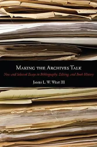 Making the Archives Talk cover