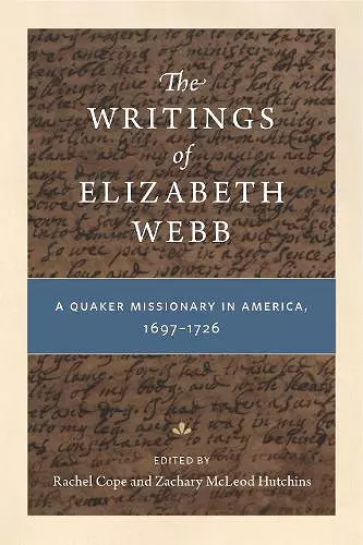 The Writings of Elizabeth Webb cover