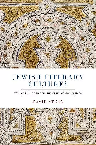 Jewish Literary Cultures cover