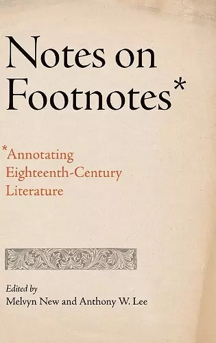 Notes on Footnotes cover