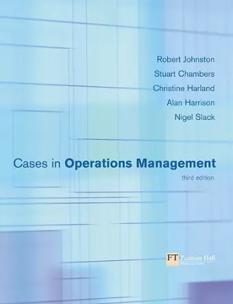 Cases in Operations Management cover